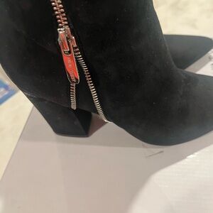 Nine West Suede Ankle Boots with zippers